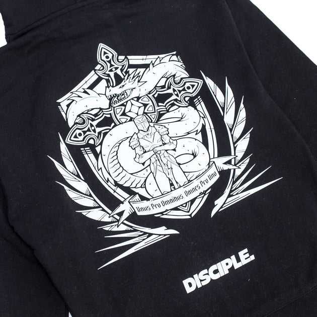 Supreme crest hoodie black sz L